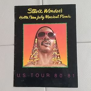 Stevie Wonder's Hotter Than July Musical Picnic Tour Program